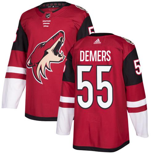 Adidas Men Arizona Coyotes #55 Jason Demers Maroon Home Authentic Stitched NHL Jersey->arizona coyotes->NHL Jersey